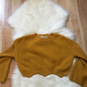 Pixie Market Crop Top Sweater